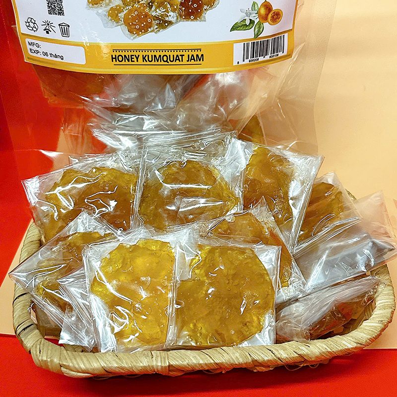 Mứt Quất Mật Ong Túi Zip 300g 5 Mứt Quất Mật Ong Túi Zip 300g