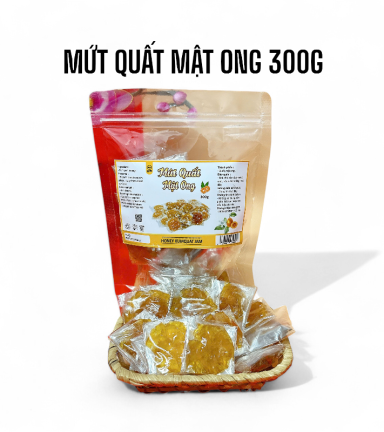 Mứt Quất Mật Ong Túi Zip 300g - MQMOTZ