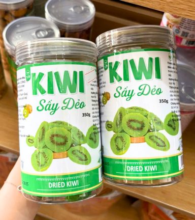 Kiwi Sấy Dẻo Thơm Ngon 350g Hộp Pet - KWSD350
