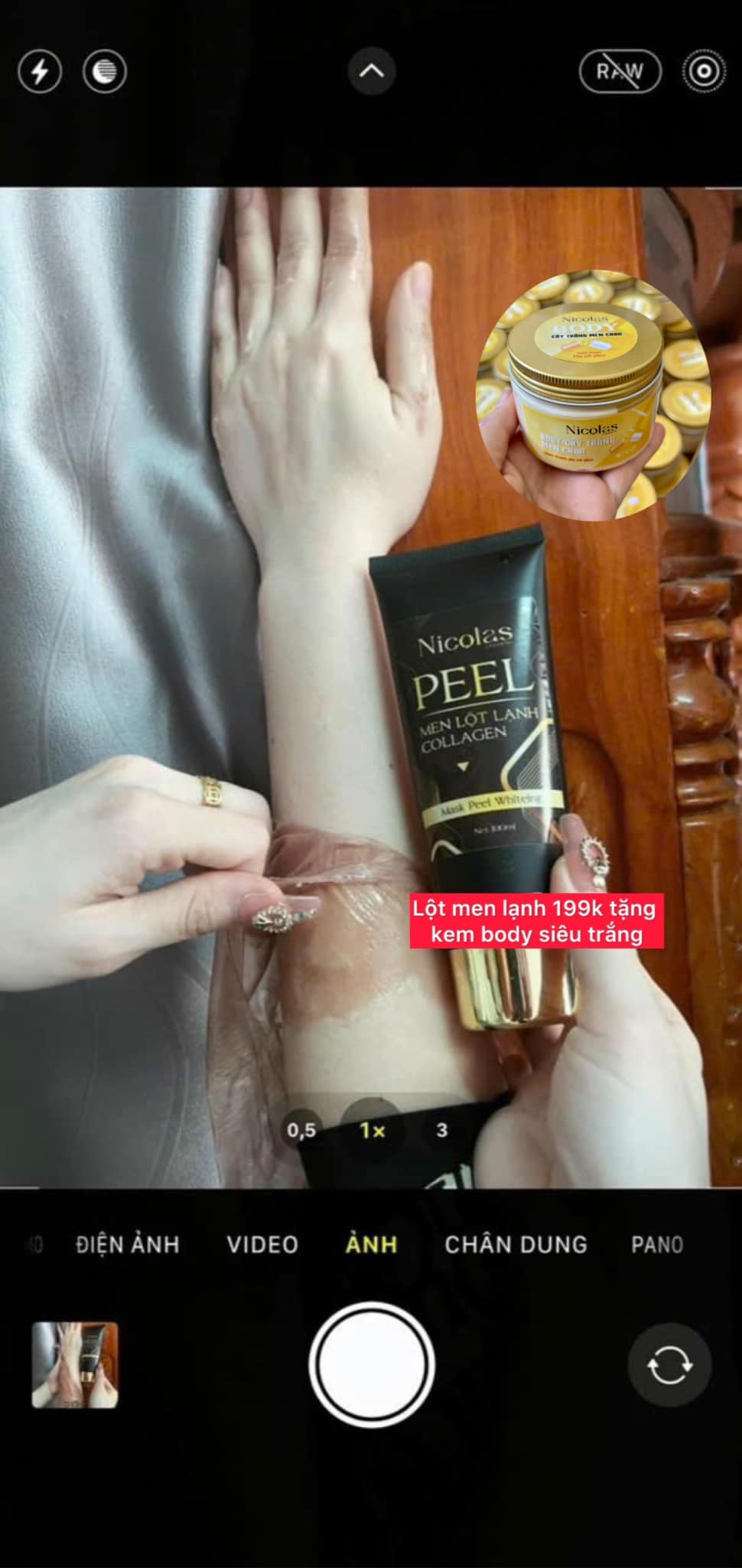 Kem Peel Men Lột Lạnh Collagen Nicolas Cosmetic 7 Kem Peel Men Lột Lạnh Collagen Nicolas Cosmetic