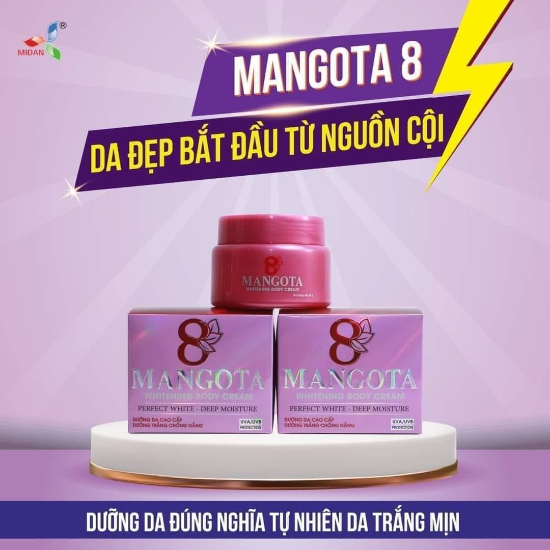Kem Body Mangota 8 Whitening Body Cream 7 Kem Body Mangota 8 Whitening Body Cream