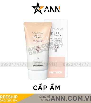 Kem Chống Nắng PrettySkin Watery Mild Cấp Ẩm Dưỡng Trắng Da - KCNPRETTYSKIN03