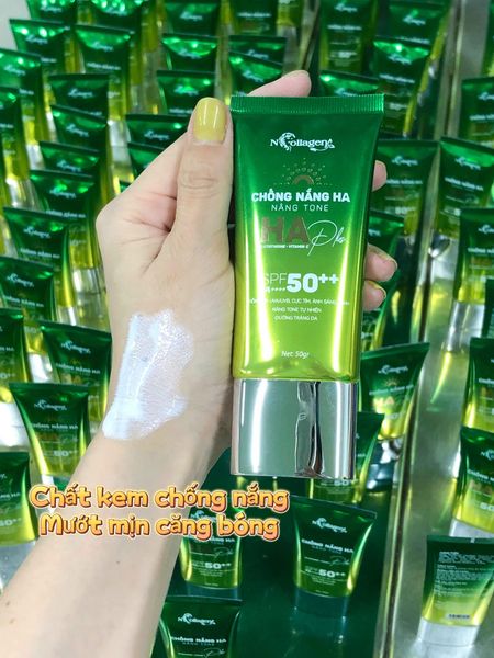 Chỗ sỉ kem Chống Nắng HA Plus N Collagen Nâng Tone 7 Chỗ sỉ kem Chống Nắng HA Plus N Collagen Nâng Tone