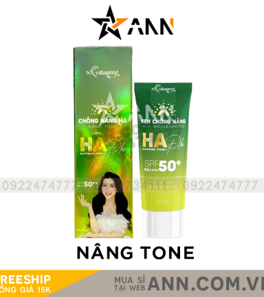 Kem Chống Nắng HA Plus N Collagen Nâng Tone - 8938526572454