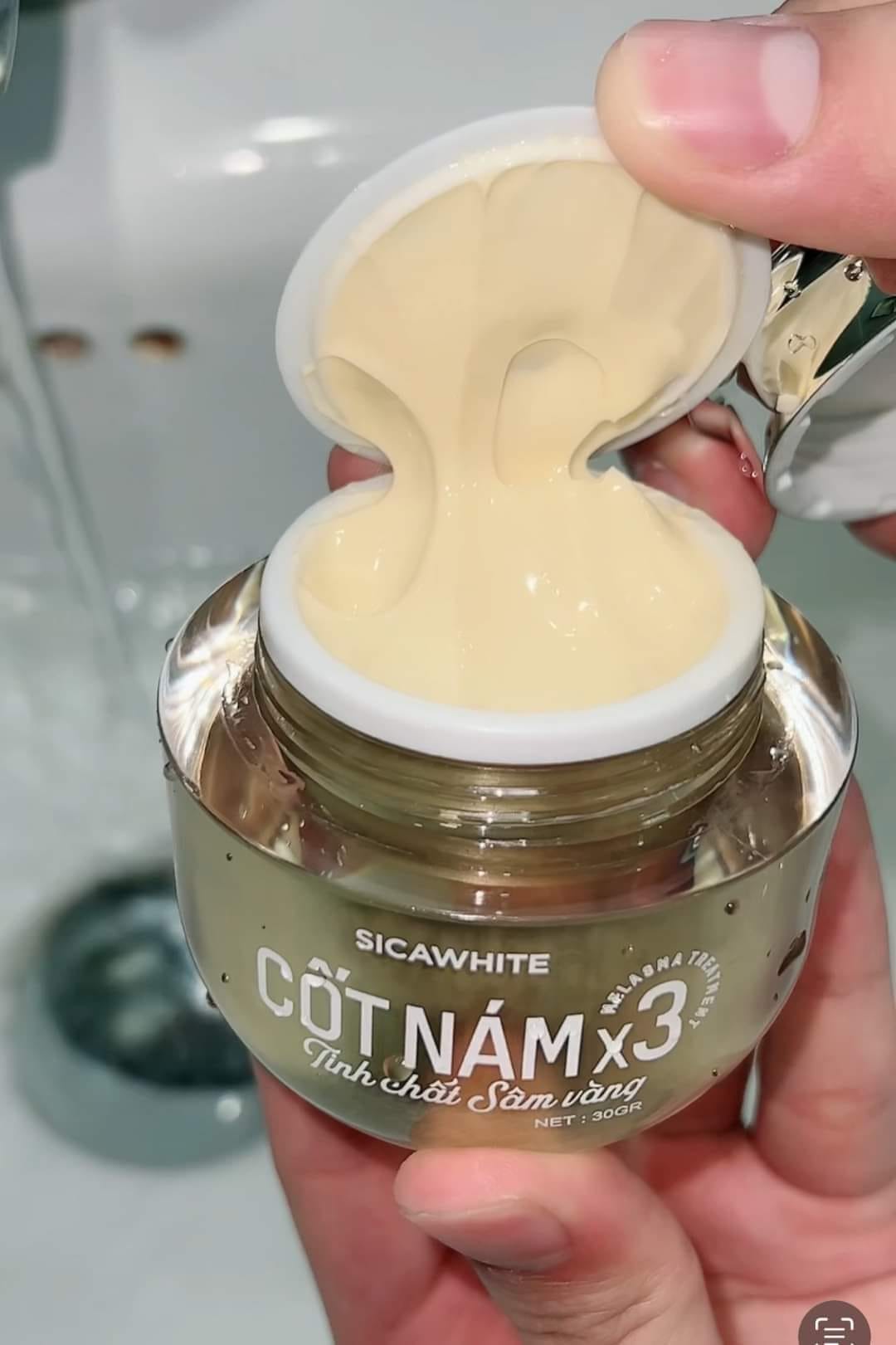 Chỗ sỉ kem Face Cốt Nám X3 Sica White Tinh Chất Sâm Vàng 30gr 6 Chỗ sỉ kem Face Cốt Nám X3 Sica White Tinh Chất Sâm Vàng 30gr
