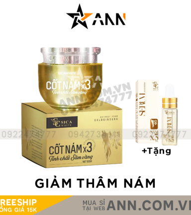 Kem Face Cốt Nám X3 Sica White Tinh Chất Sâm Vàng 30gr - 8938515360796