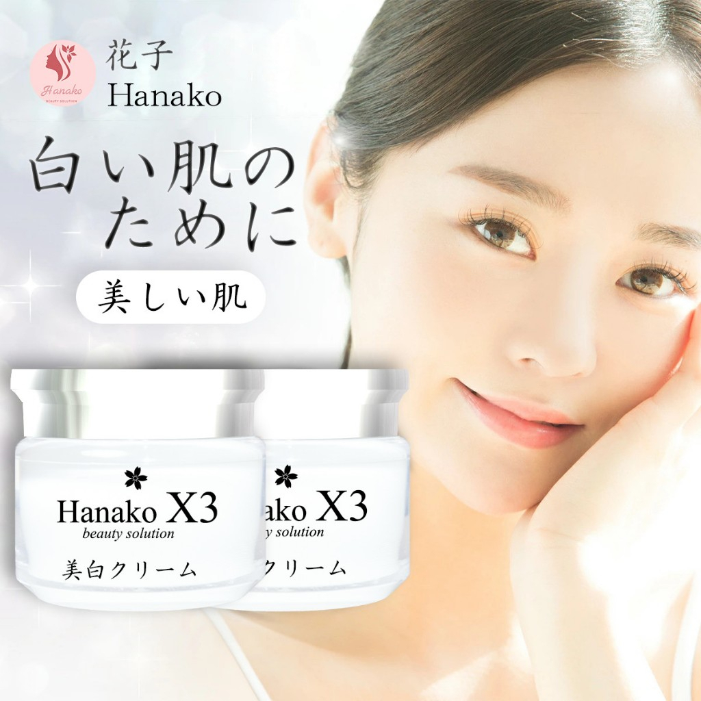 Kem Face Hanako X3 Beauty Solution Dưỡng Trắng Da 6 Kem Face Hanako X3 Beauty Solution Dưỡng Trắng Da
