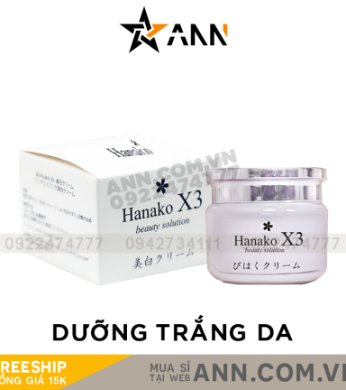 Kem Face Hanako X3 Beauty Solution Dưỡng Trắng Da - 4902554110616