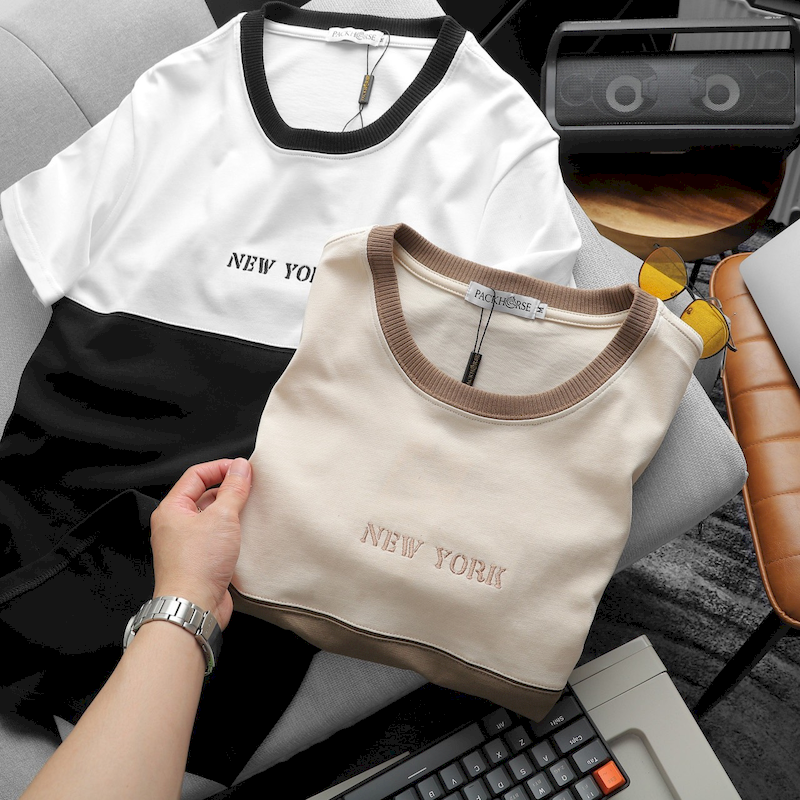 23788-z5285789795890-17e759764d48ff41a51c062307700a2f-4.png Áo Thun Nam Cổ Tròn Pack Horse Thêu Chữ New York Phối Hai Màu - AB508