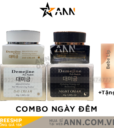 Combo Kem Face Ngày và Face Đêm Demejine Tem TT Cosmetic - CBFACEDEME