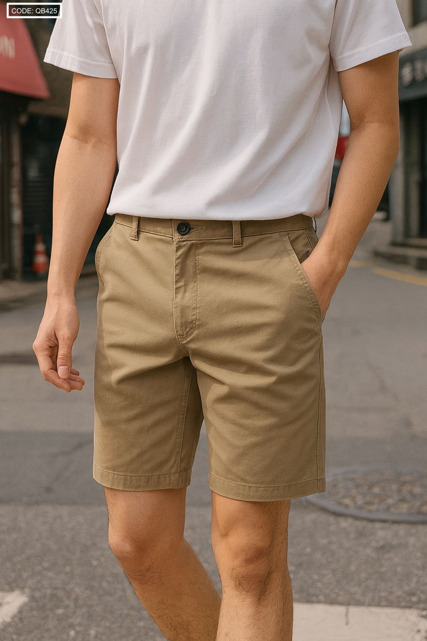 Chỗ sỉ quần Short Kaki Nam Cao Cấp Rurumen 17 Chỗ sỉ quần Short Kaki Nam Cao Cấp Rurumen