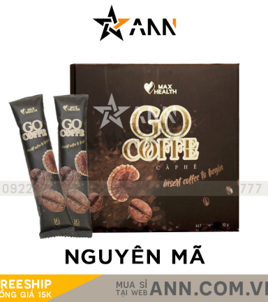 [Nguyên mã] Cà Phê Giảm Cân Go Coffe Max Health Hộp Lớn 12 Gói - GOCOFFE01