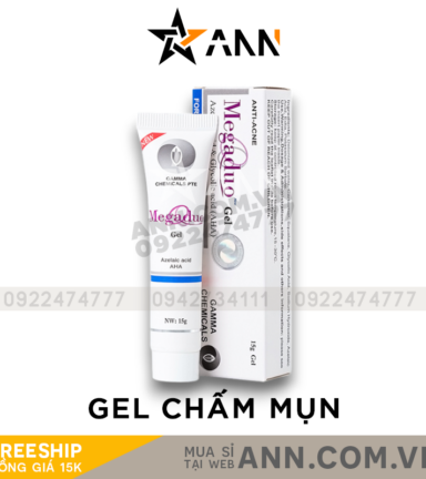 Kem Mụn Megaduo Gel 15g Hỗ Trợ Da Mụn Thâm - MEGADUO01