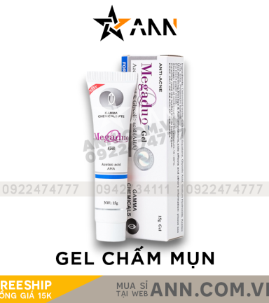 Kem Mụn Megaduo Gel 15g Hỗ Trợ Da Mụn Thâm - MEGADUO01