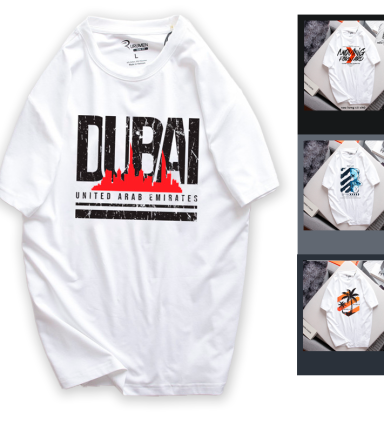 Áo Thun Nam Cổ Tròn Rurumen In Nhiều Hình - AB510