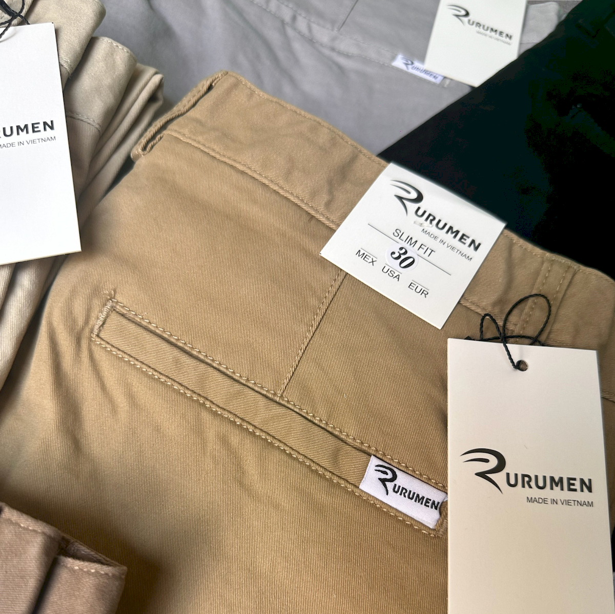 24094_z5365505698234-bdccf9c4257f9cf7ba0410cd28dd52d9_20240420041108-4.png Quần Kaki Dài Nam Rurumen Chất Kaki Co Giãn Cao Cấp (Có size 36) - QB428
