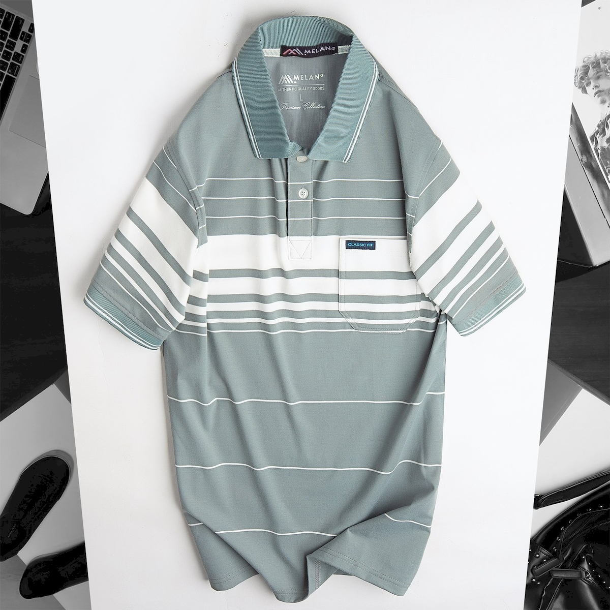 24097_z5460651968265-2f46071103bb1a56cf66f7092259862b_20240521094535-3.png Áo Thun Sọc Nam Trung Niên Phối Sọc Nhuyễn Có Túi Thun Cotton (Có size 3x) - AS056
