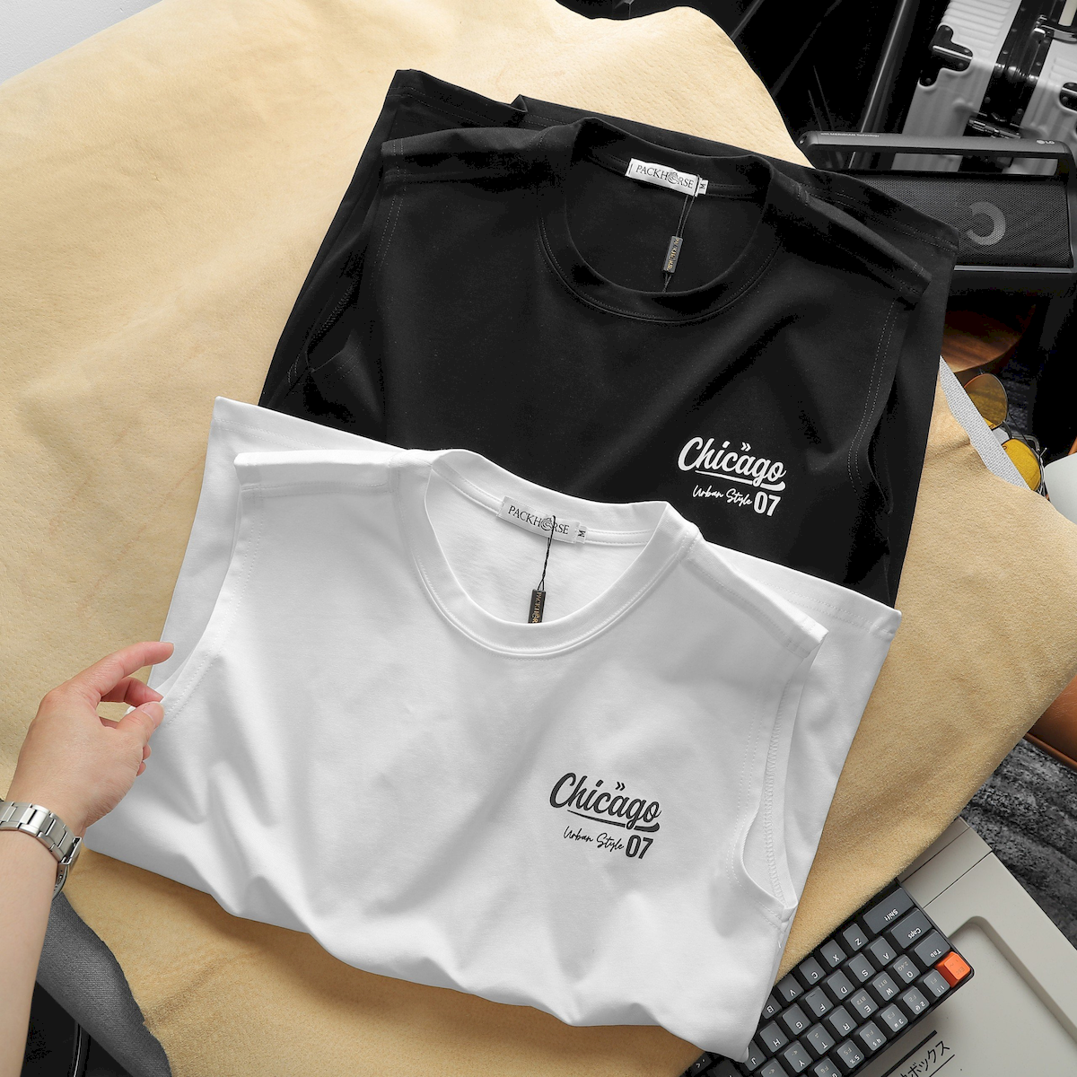 24146_z5382473668986-cdcf41b99010334d69a461abac6ac495_20240427105214-3.png Áo Thun Nam Ba Lỗ Pack Horse In Chữ Chicago - AB513