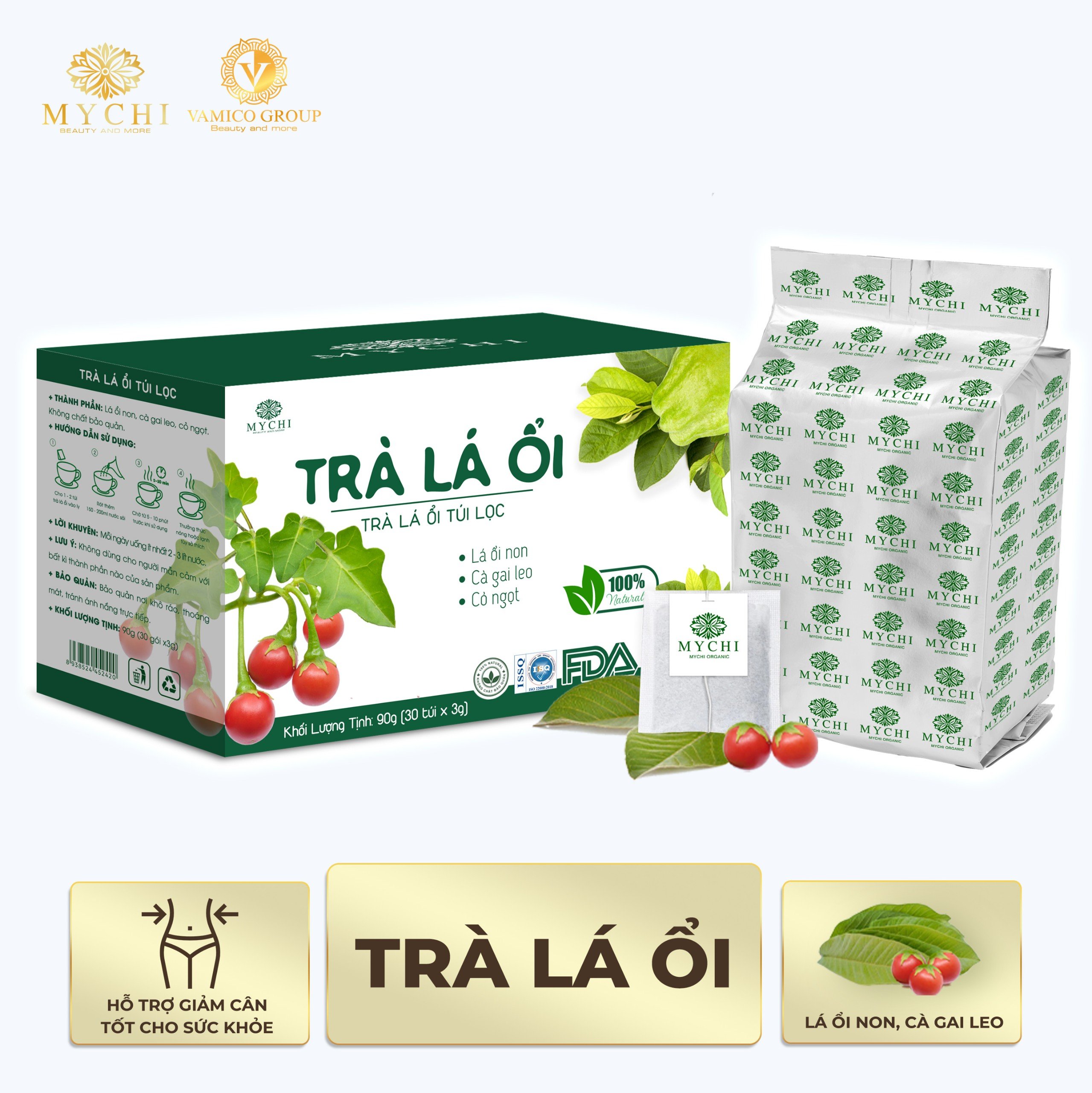 24231_z5356006297317-0e41aa8baeaf6b99e9b9eca591e53968_20240508124155-5.jpg Trà Lá Ổi Mychi Hộp 30 gói - 8938524452420