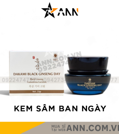 Kem Face Nám Nhân Sâm Đen Dakami Black Ginseng Ban Ngày - 89385396227103