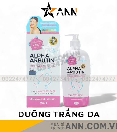 Sữa Dưỡng Thể Alpha Arbutin Collagen Lotion Dưỡng Trắng Da 500ml - 8859690407116