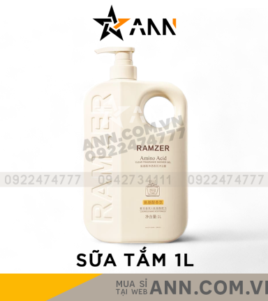 Sữa Tắm Ramzer Hương Nước Hoa Chai Màu Vàng 1L - STRAMZER01