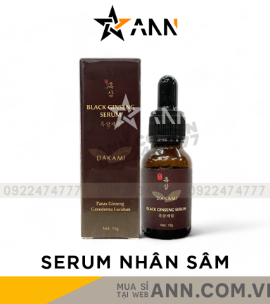 Serum Nhân Sâm Đen Dakami Black Ginseng 15g - 8938539627110