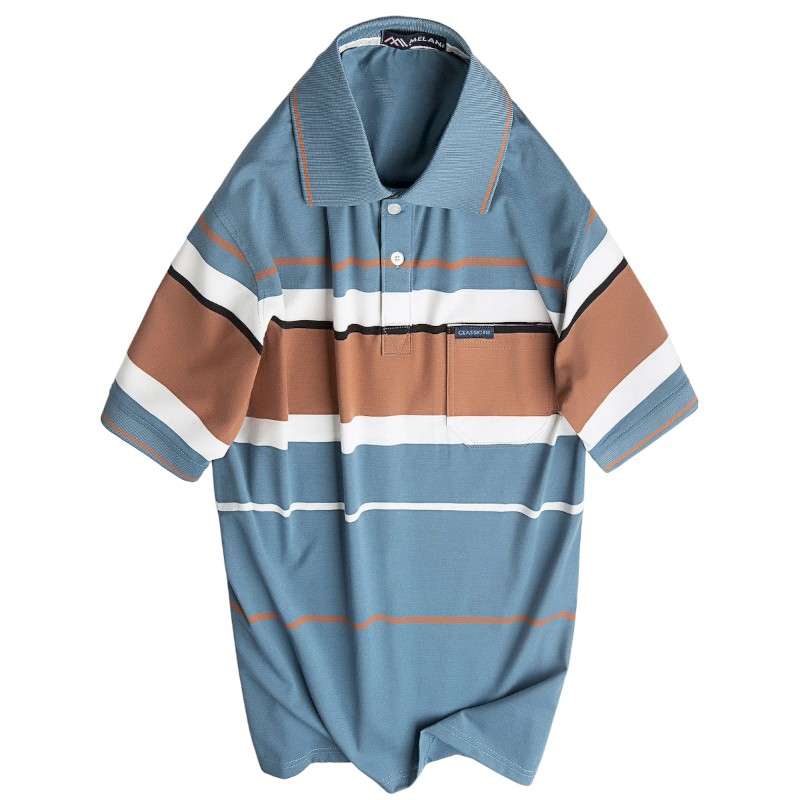 24415_24415-z5485784233159-b57813399c1598dd65bef9647c3704ae-20240529115836-photoroom_20240819110604-5.jpg Áo Thun Sọc Nam Trung Niên Cổ Bẻ Có Túi Thun Cotton Cao Cấp (Có size 3x) - AS057