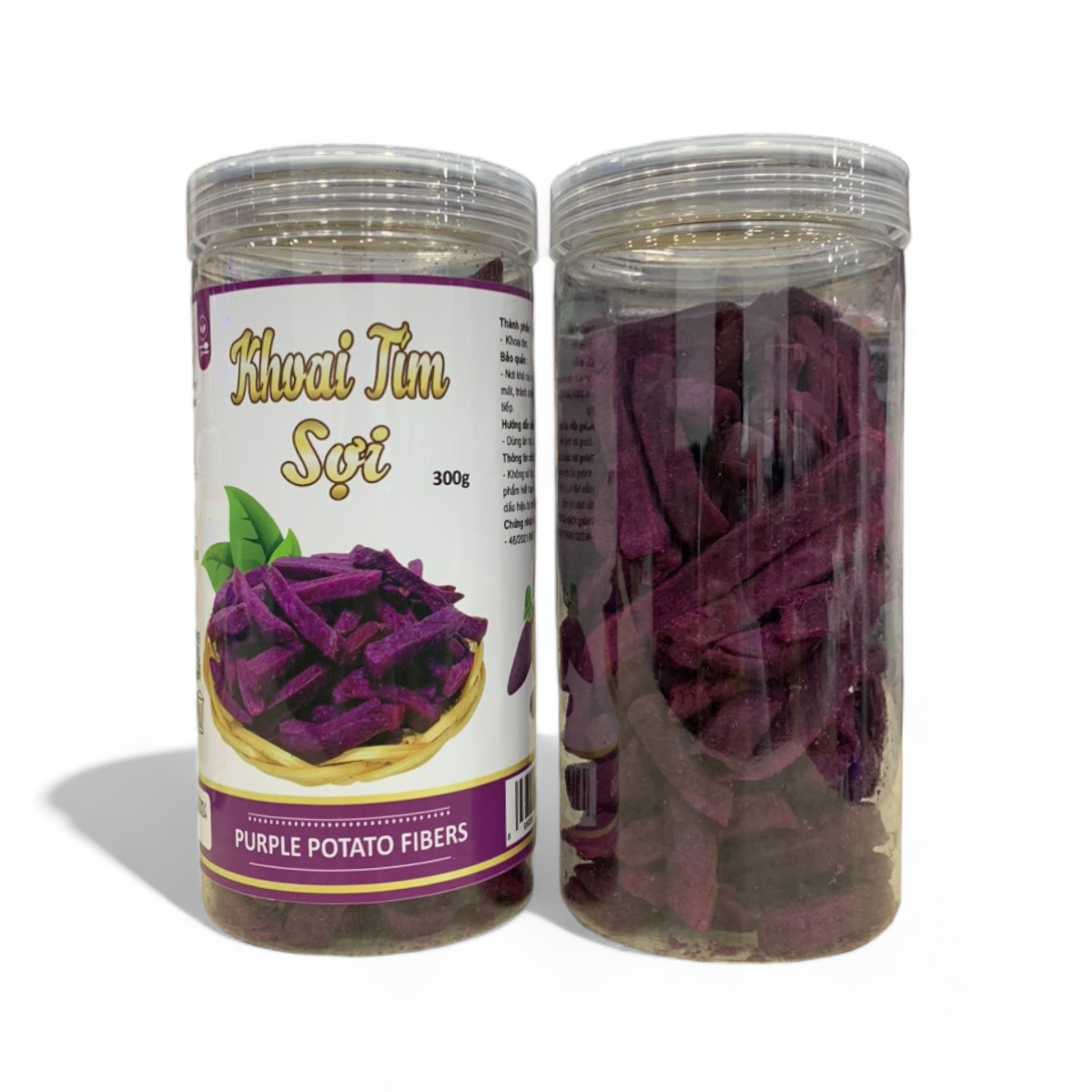 Khoai Lang Tím Sợi Cộng Giòn 300g 6 Khoai Lang Tím Sợi Cộng Giòn 300g