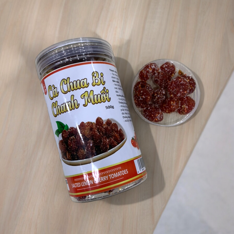 Cà Chua Bi Chanh Muối Thơm Ngon 500g 4 Cà Chua Bi Chanh Muối Thơm Ngon 500g