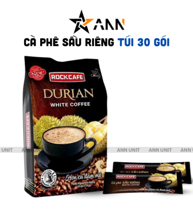 Cà Phê Sầu Riêng Durian RockCafe Túi 30 Gói - 8935211600751