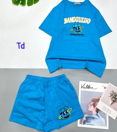 đồ bộ quần đùi áo tay ngắn in chữ Bango - DBO4766