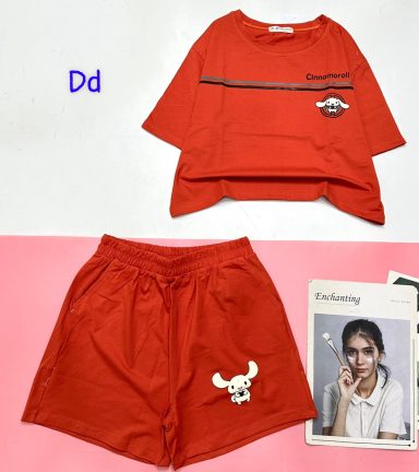 đồ bộ quần đùi áo crop top tay ngắn - DBO4837