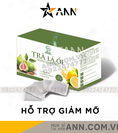 Trà Là Ổi Hỗ Trợ Giảm Mỡ Guava Leav Tea Maria Pharma - TRAGMLAOI