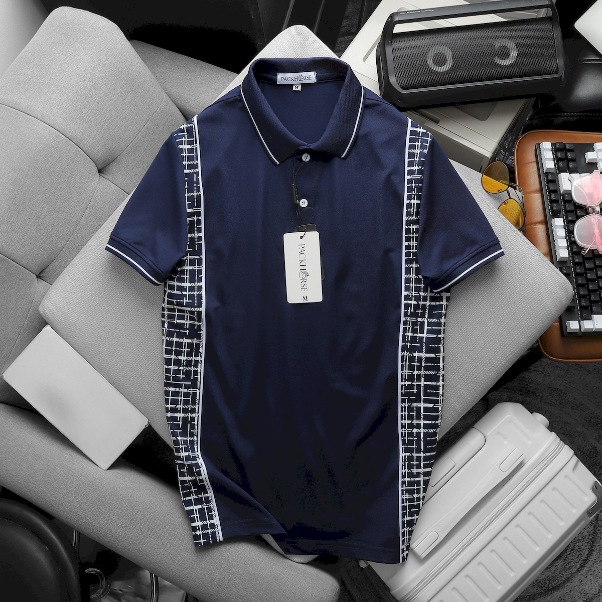 24734_z5650480838653-7ab365e2b8ce1c935563c3d6962c282b-1_20240725154134-4.png Áo Thun Nam Polo Cổ Bẻ Phối Hoạ Tiết Sọc Ngang (Có size 3x) - CS230