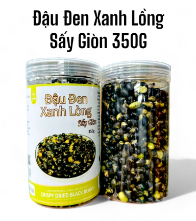 Đậu Đen Xanh Lồng Sấy Giòn 350g - 8936208936051