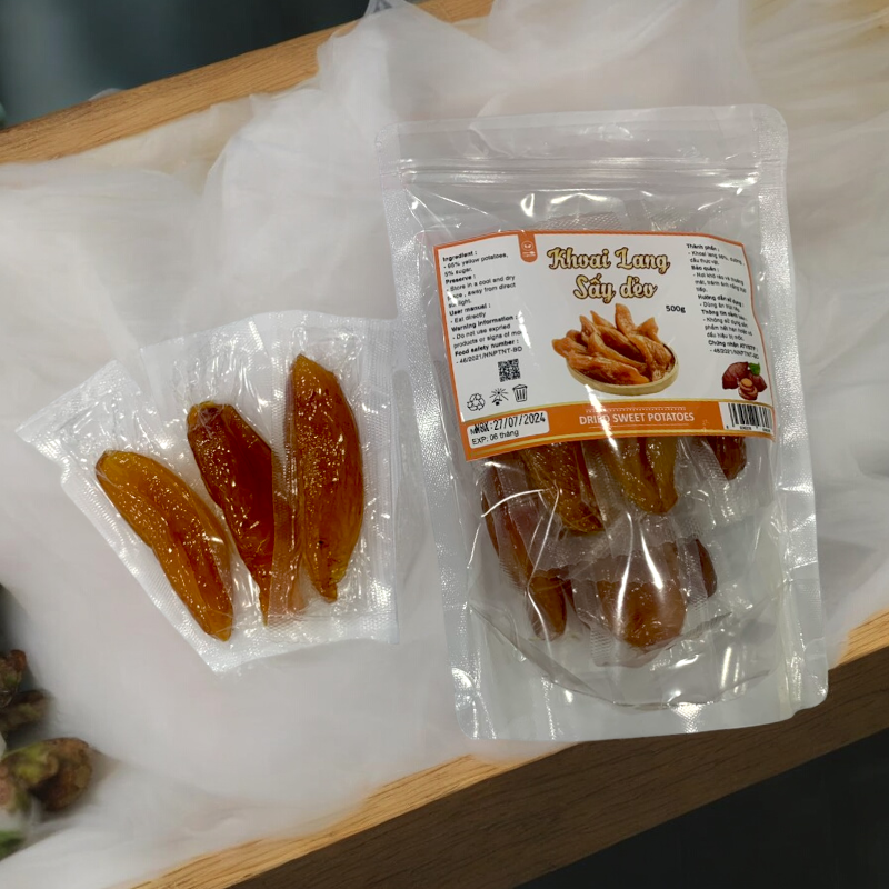 Khoai Lang Sấy Dẻo 500g 5 Khoai Lang Sấy Dẻo 500g
