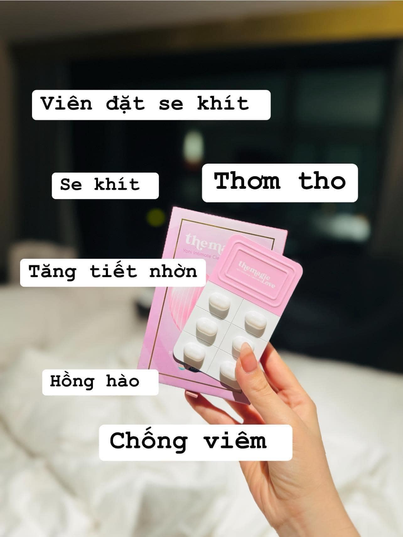 Viên Đặt Chăm Sóc Vùng Kín The Magic Love Yoni Intimate Cleanser The High 10 Viên Đặt Chăm Sóc Vùng Kín The Magic Love Yoni Intimate Cleanser The High