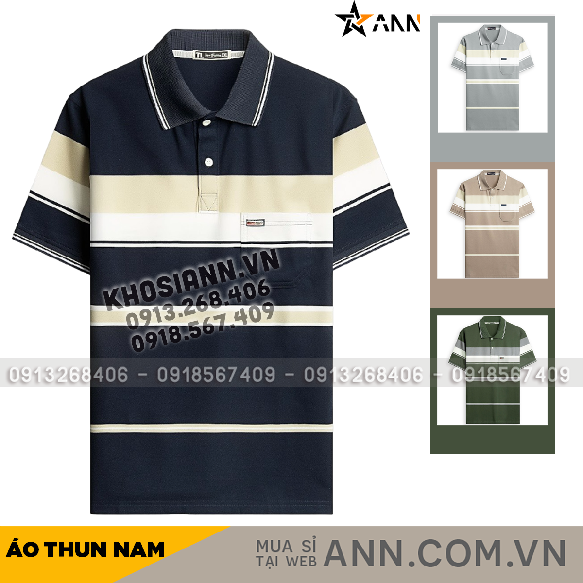 24828_bia_20240813114718-3.png Áo Thun Sọc Có Cổ Nam Trung Niên Có Túi Thun Cotton Cao Cấp (Có size 3x) - AS058