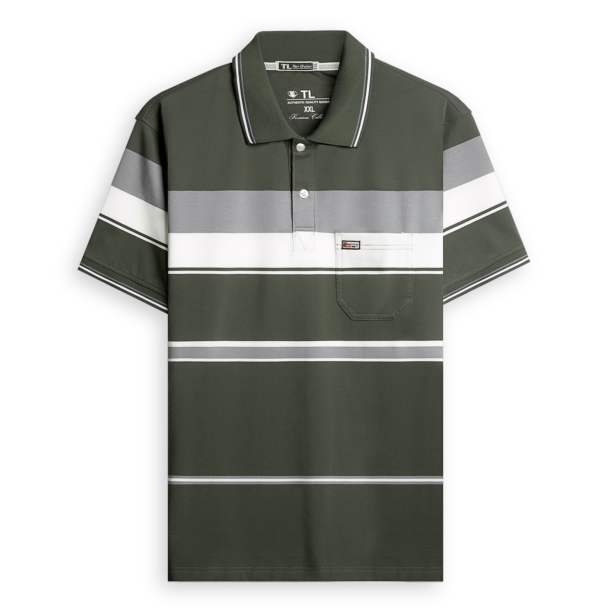 24828_z5718084870762-347920fd3114fb6ae89389b03ef66147_20240813114721-3.jpg Áo Thun Sọc Có Cổ Nam Trung Niên Có Túi Thun Cotton Cao Cấp (Có size 3x) - AS058