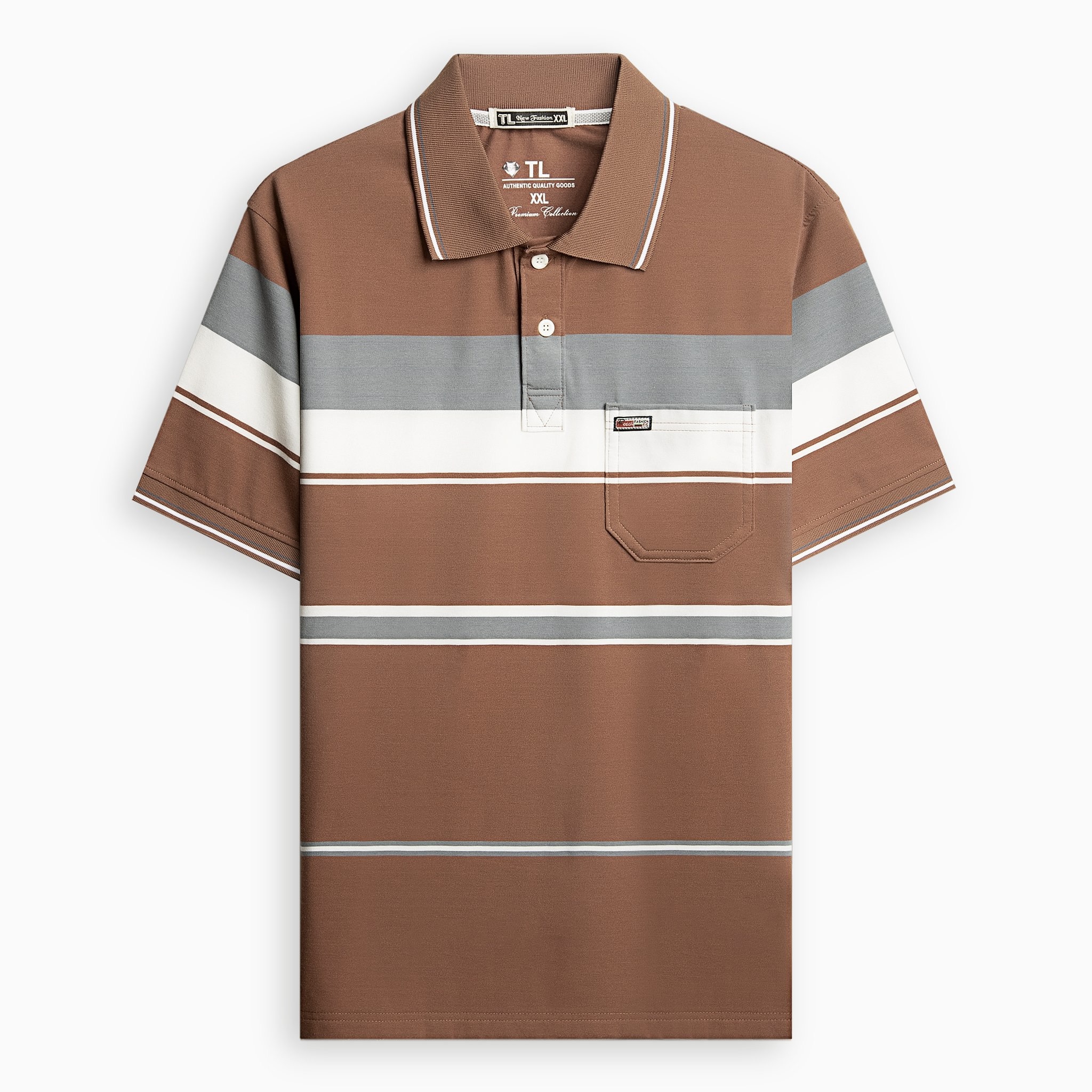 24828_z5718084870763-2411eac7dad84906dd3ec531870477e9_20240813114722-3.jpg Áo Thun Sọc Có Cổ Nam Trung Niên Có Túi Thun Cotton Cao Cấp (Có size 3x) - AS058