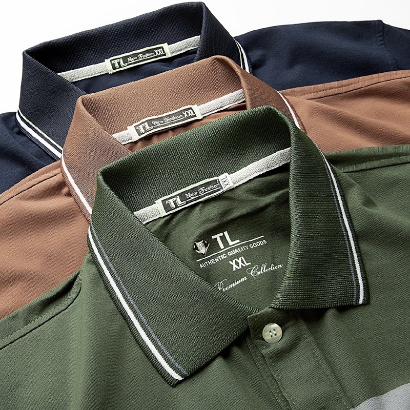 24828_z5718145883420-8e9a06cdae47d5d9354f04d4b59a42ef_20240813114719-3.jpg Áo Thun Sọc Có Cổ Nam Trung Niên Có Túi Thun Cotton Cao Cấp (Có size 3x) - AS058