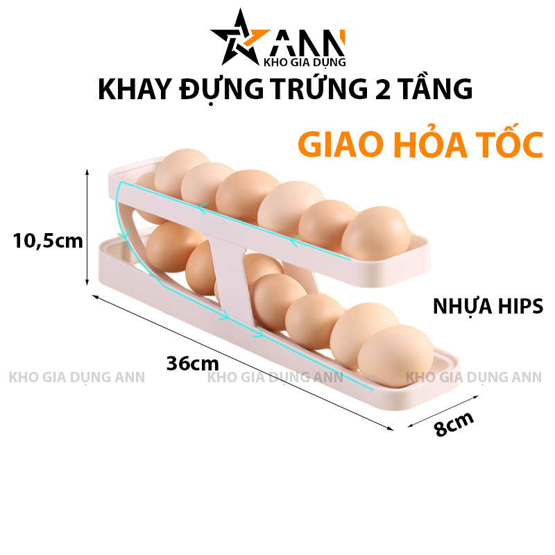 24866_18_20250319184103-2.png Khay Đựng Trứng Tự Lăn - Khay Đựng Trứng 2 Tầng Thiết Kế Gọn Gàng 36x8x10,5cm - KDT2T
