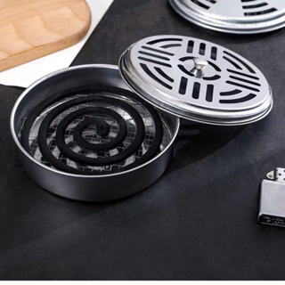 Chỗ sỉ hộp Inox Đựng Hương Muỗi Có Nắp 14.5x3,5cm 5 Chỗ sỉ hộp Inox Đựng Hương Muỗi Có Nắp 14.5x3,5cm