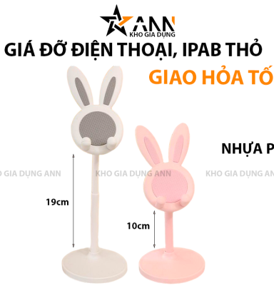 Giá Đỡ Điện Thoại Ipab Hình Tai Thỏ 8x31x10cm - GDDTIP01