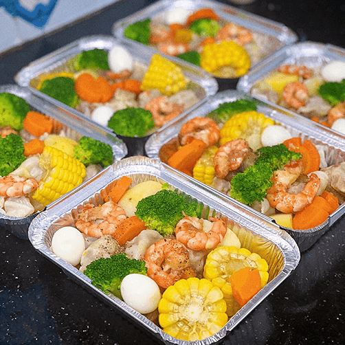 Combo 10 Khuôn Giấy Bạc Hình Chữ Nhật 410ml Tiện Lợi 13,5x10,5x5cm 6 Combo 10 Khuôn Giấy Bạc Hình Chữ Nhật 410ml Tiện Lợi 13,5x10,5x5cm