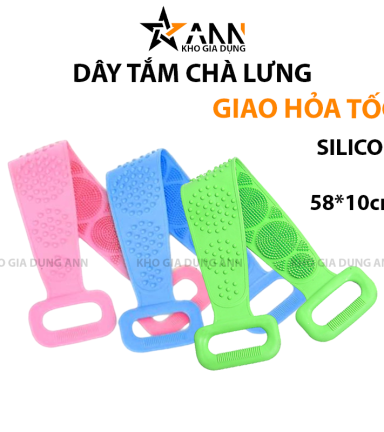 Dây Tắm Chà Lưng Silicon 58x10cm - DTCL01