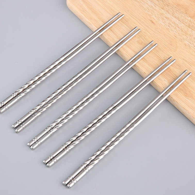 Nơi lấy sỉ vỉ 5 Đôi Đũa Inox Chất Lượng Cao 22cm 6 Nơi lấy sỉ vỉ 5 Đôi Đũa Inox Chất Lượng Cao 22cm