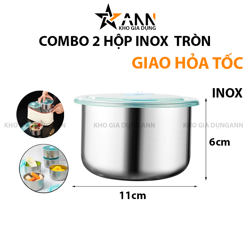 24952_68_20250320095005-1.png Combo 2 Hộp Inox Tròn Đựng Thực Phẩm Có Nắp Đậy 11x11x7cm - HINT01