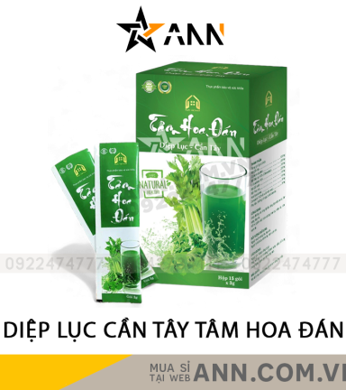 Diệp Lục Cần Tây Tâm Hoa Đán Hộp 15 Gói - DLCT01